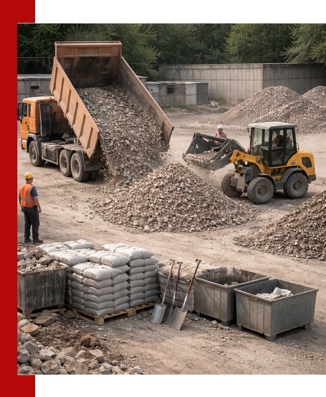 Вторичные материалы для отсыпки в Сегеже — поставка и доставка