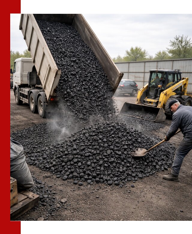 Доставка угля орех в Сегеже оптом и в розницу