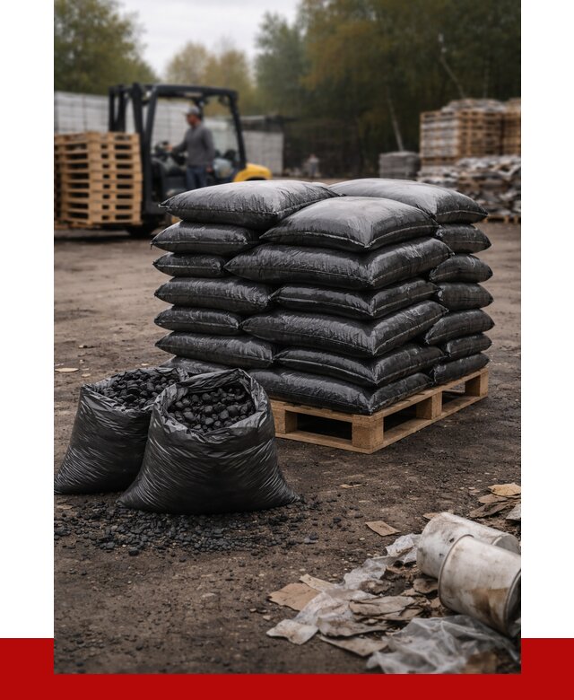 Купить уголь в мешках с доставкой в Сегеже от 7804 р. | ПРОНЕРУДСгж