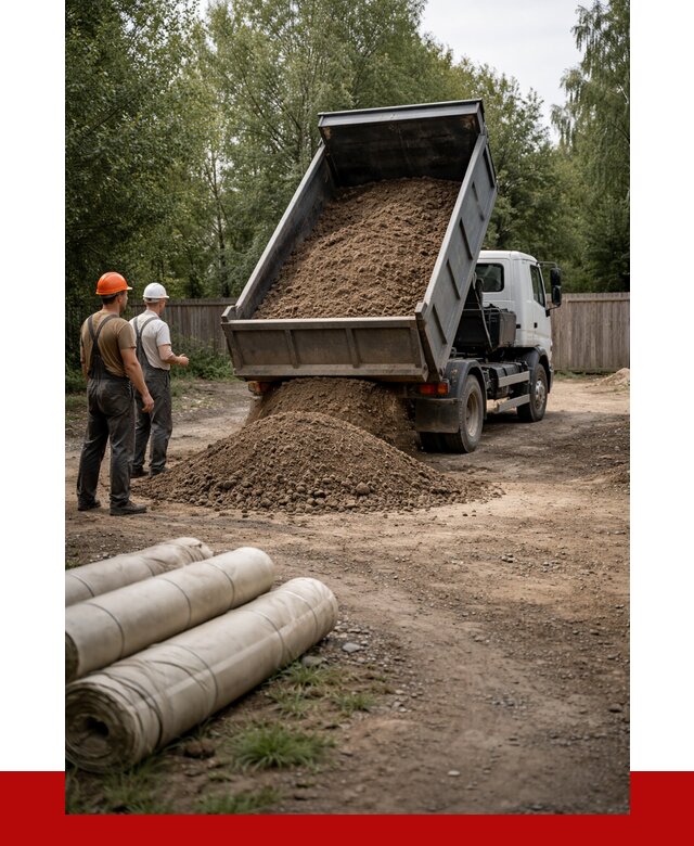 Доставка сыпучих материалов самосвалом в Сегежу от 4370 р. | ПРОНЕРУДСгж