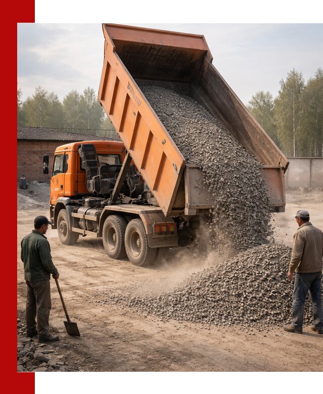 Доставка самосвалом 20 м3 в Сегеже быстро и надежно