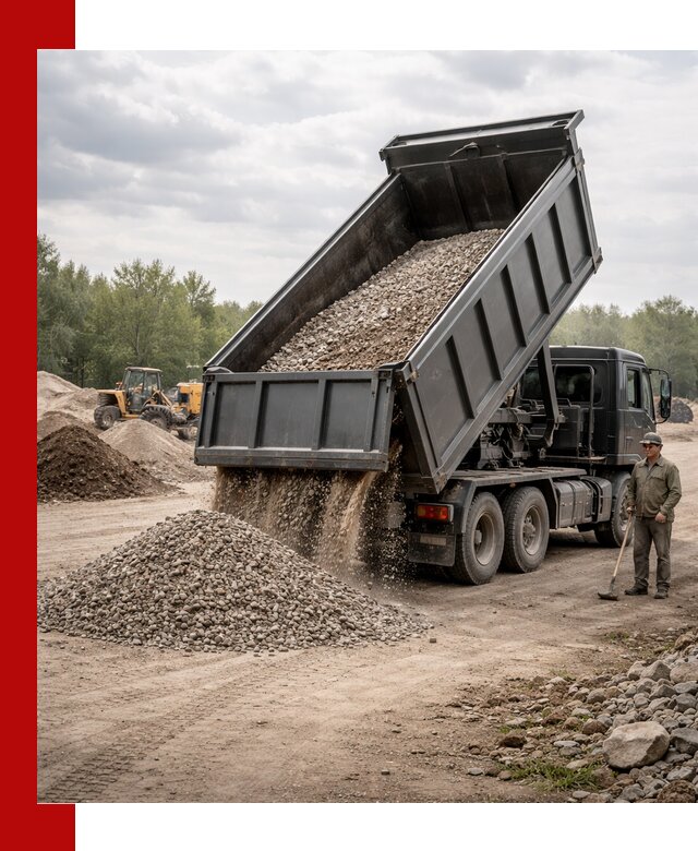 Доставка самосвалом 30 м3 по выгодным ценам в Сегеже