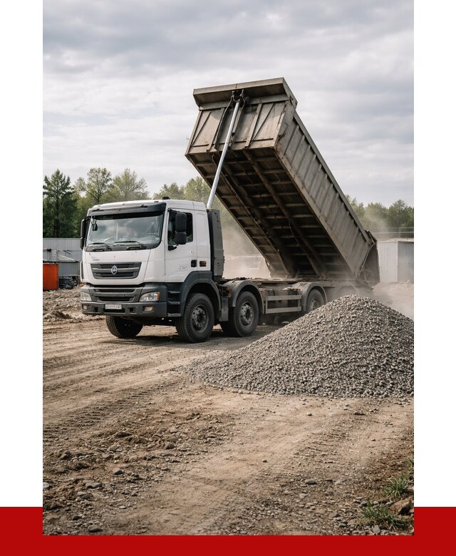 Доставка самосвалом 40 кубов в Сегеже от 9365 р. | ПРОНЕРУДСгж