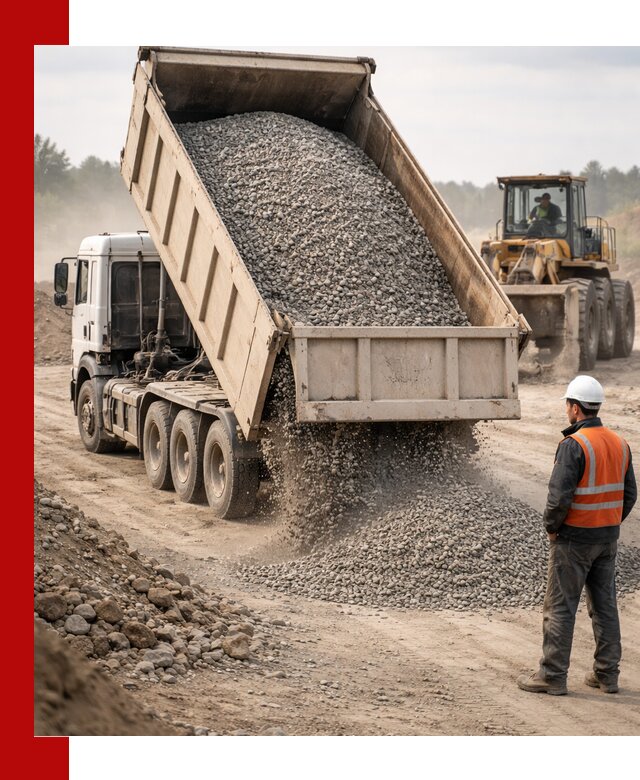 Доставка самосвалом 40 кубов цемента и сыпучих в Сегеже