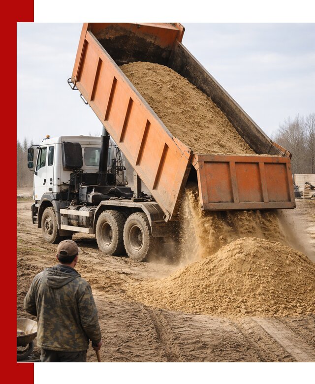 Аренда самосвала 20 тонн для перевозки грузов в Сегеже