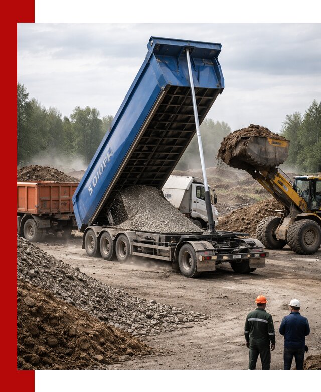Аренда тонар 40 тонн в Сегеже с доставкой материалов