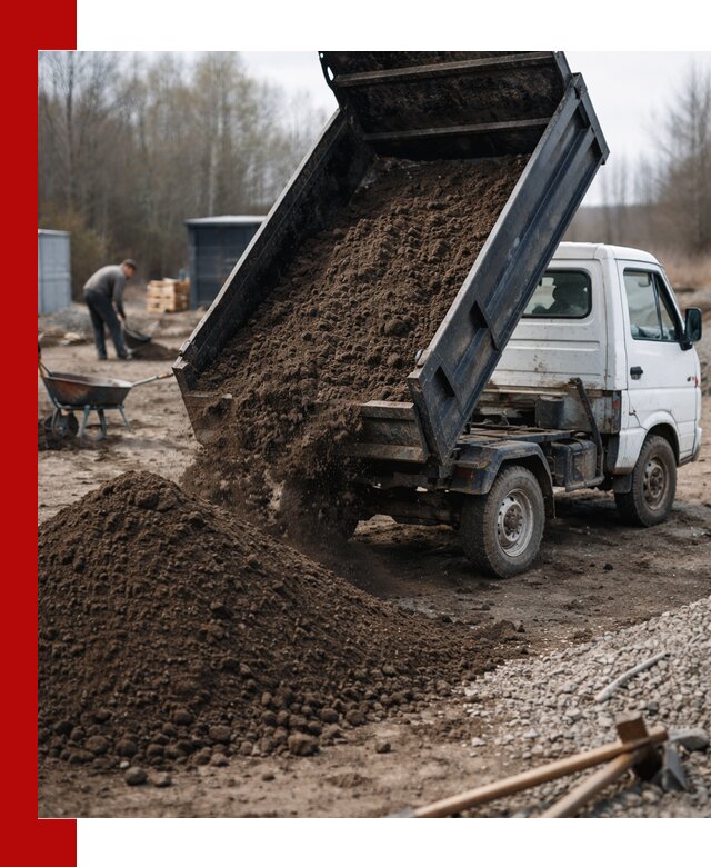 Аренда минисамосвала в Сегеже для доставки сыпучих материалов