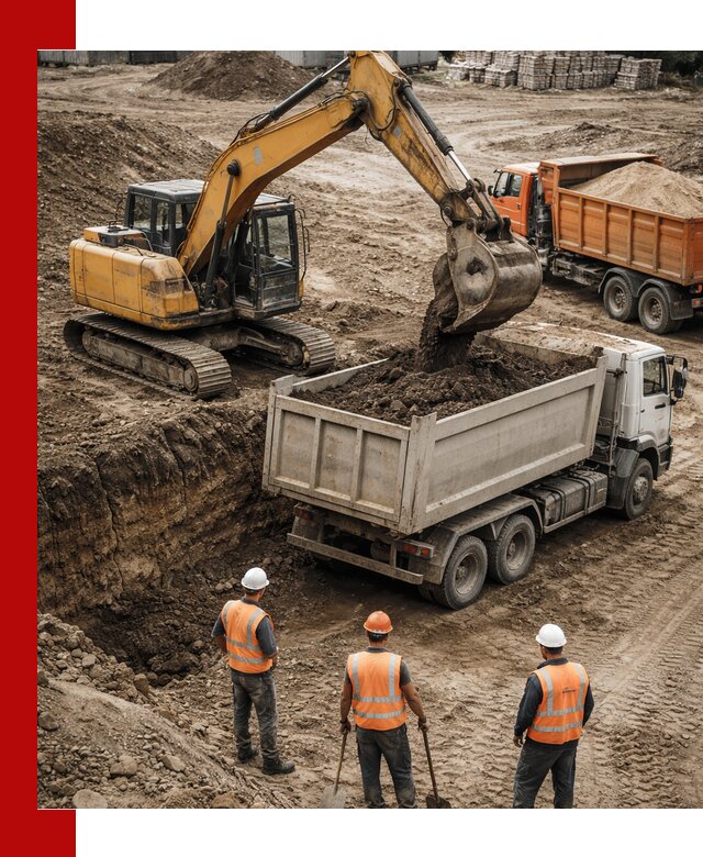 Разработка грунта для строительства и благоустройства в Сегеже