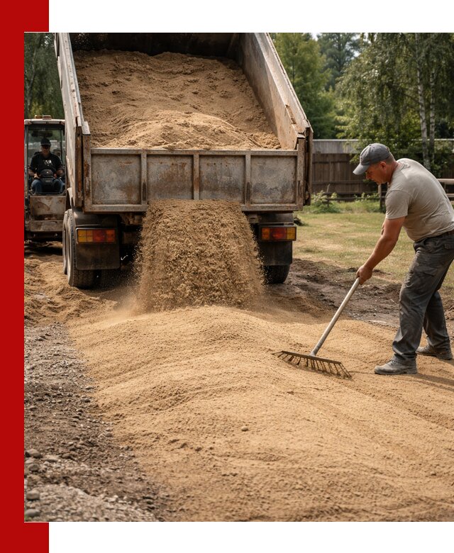 Отсыпка участка песком в Сегеже быстро и качественно
