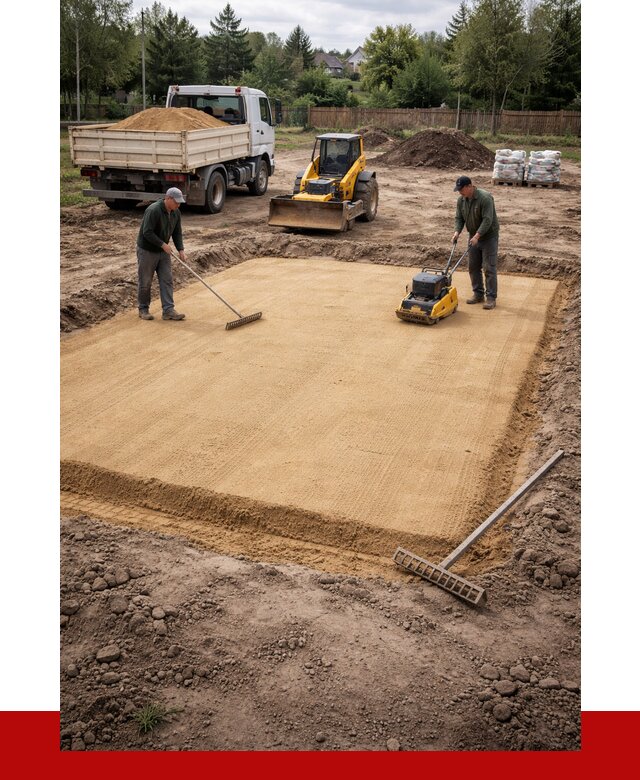 Устройство песчаной подушки в Сегеже от 4682 р. ПРОНЕРУДСгж